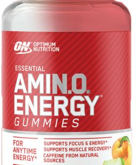 OPTIMUM: AMINO ENERGY GUMMIES, ASSORTED FLAVORS, 60 GUMMIES