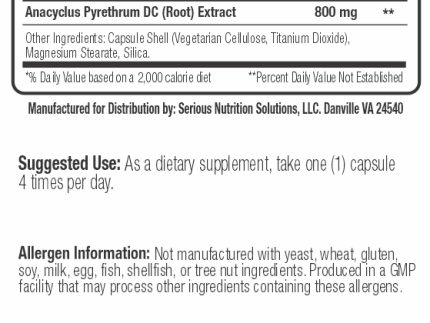 SNS: Anacyclus XT, 120 Capsules