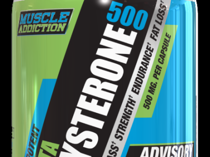 Muscle Addiction: Beta Ecdysterone 500, 60 Capsules