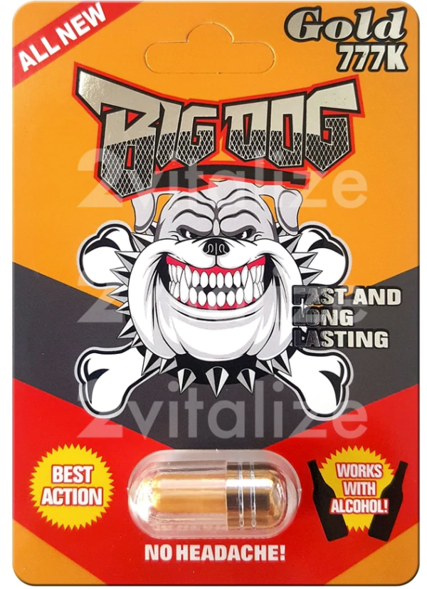Big Dog: Gold 777K Male Enhancement