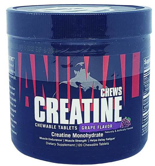 Universal: Animal Creatine Chews, 120 Tablets