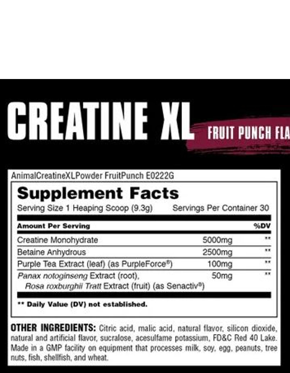 Universal: Animal Creatine XL Powder