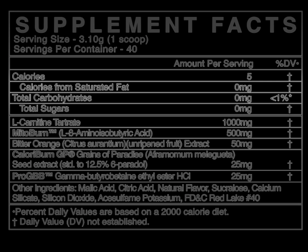 BlackMarket: Cuts Heat, 40 Servings