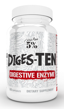 5% Nutrition: Diges-TEN, 60 Capsules