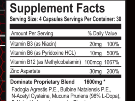 Elite Form: Dominate, 120 Capsules