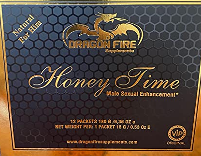 Dragon Fire: Honey Time Male Sexual Enhancement, 12 Packets