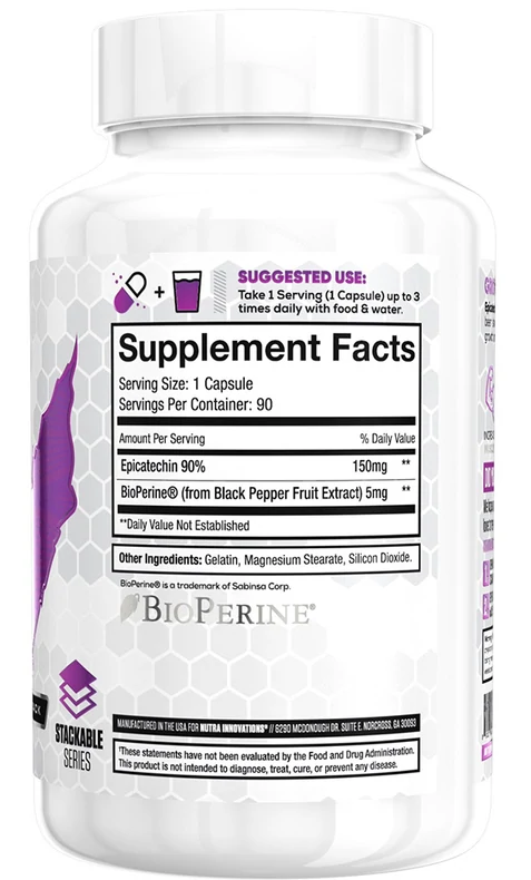 Nutra Innovations: Epicatechin, 90 Capsules