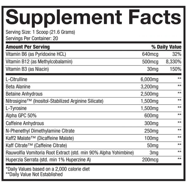 Nutra Innovations: Epitome Preworkout