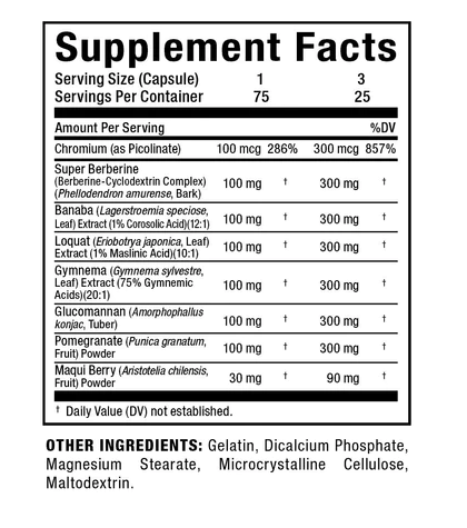 Allmax: Gluco Fx, 75 Capsules
