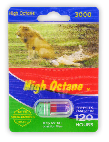 High Octane: 3000 Male Enhancement, 1 Capsule