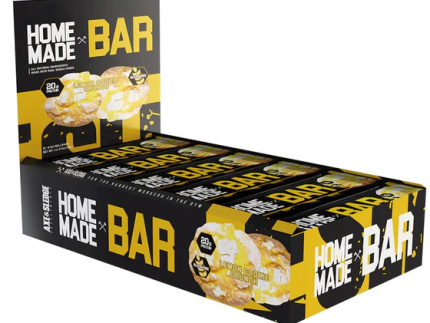 AXE & SLEDGE: HOME MADE BAR LEMON COOKIE CRUNCH, 12CT BOX