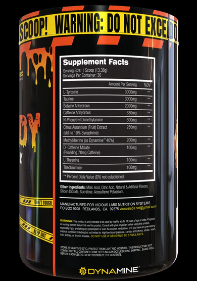 Vicious Labs: Juice Daddy Preworkout