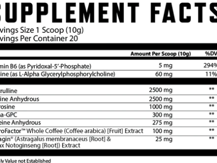 Klout: Karma Pre-Workout