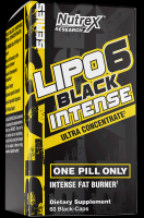 NUTREX: LIPO6 BLACK INTENSE ULTRA CONCENTRATE, 60 CAPSULES