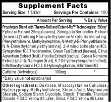 Hi-Tech: Lipodrene Hardcore, 90 Tablets