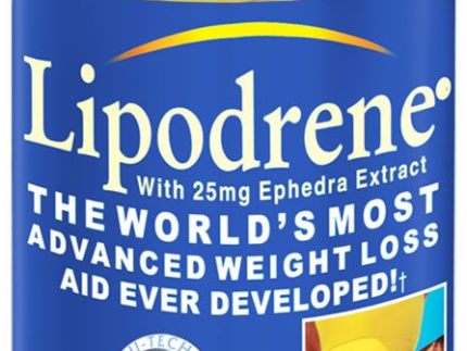 Hi-Tech: Lipodrene w/Ephedra Extract, 100 Capsules