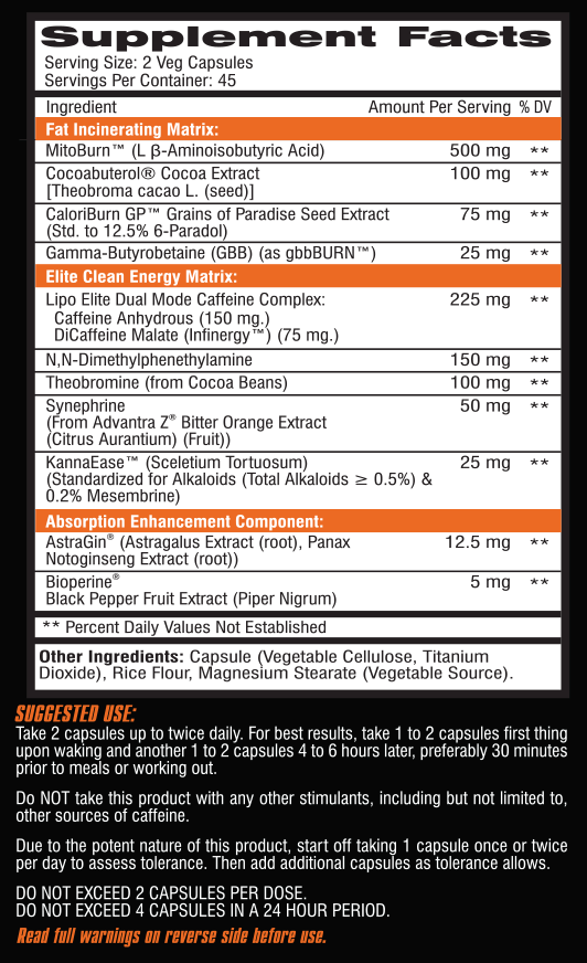 CEL: Lipo Elite, 90 Capsules