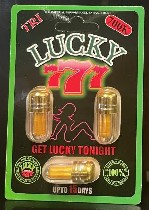 Lucky 777: 700k Triple Pack Male Enhancement