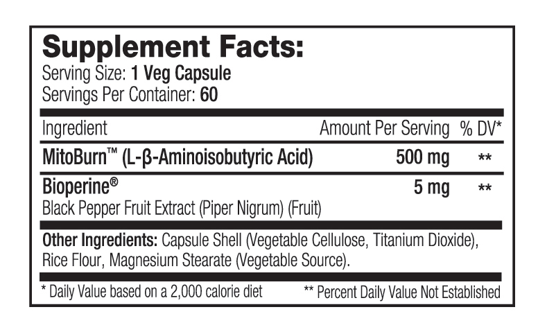 SNS: Mitoburn, 60 Capsules