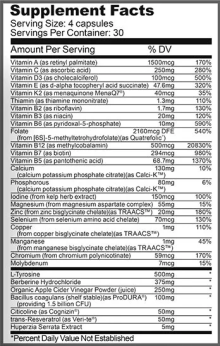 Purus Labs: Multifasat, 120 Capsules
