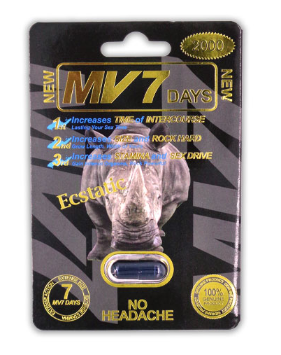 Rhino: MV7 2000 Male Enhancement