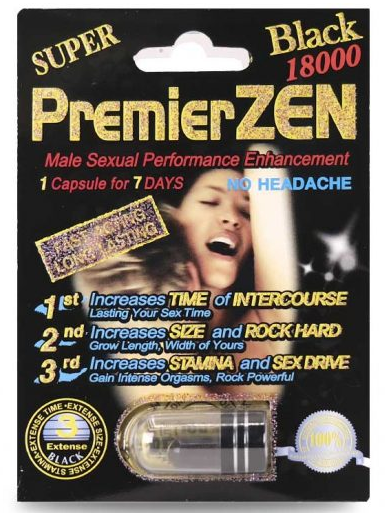PremierZen: Black 18000 Male Enhancement