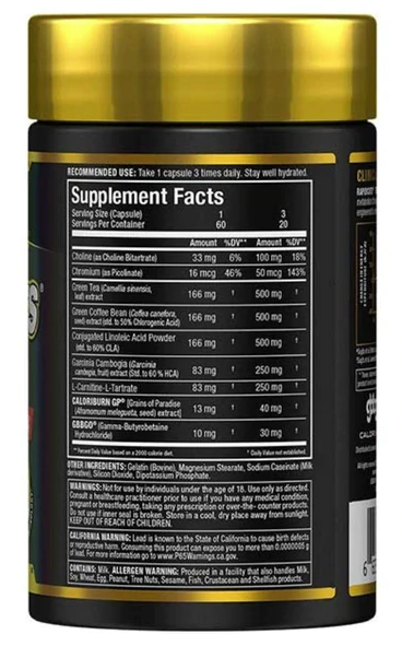 AllMax: RapidCuts Thermo 60 Capsules