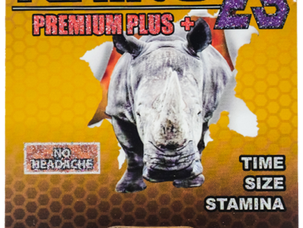 RHINO: RHINO 25 SUPER PREMIUM PLUS 1,000,000 MALE ENHANCEMENT