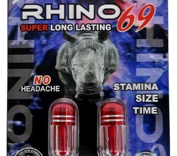 Rhino: 69 Extreme 5000k Double, Male Enhancement