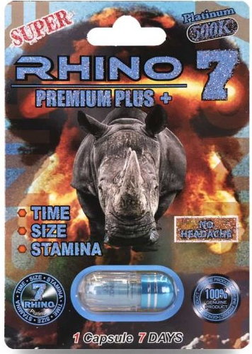 RHINO: RHINO 7 1,000,000 PREMIUM PLUS MALE ENHANCEMENT