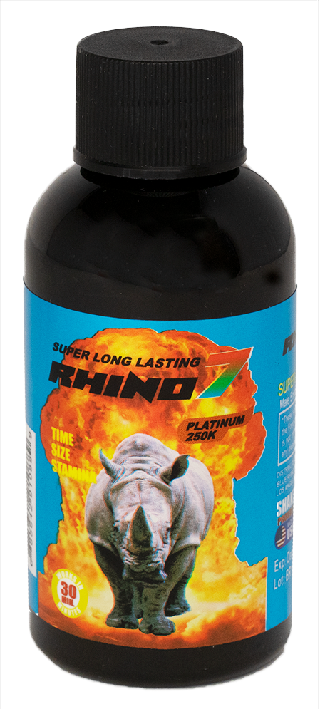 RHINO: RHINO 7, SUPER LONG LASTING PLATINUM 250K LIQUID SHOT