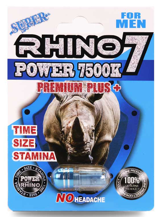 Rhino: Rhino 7 Power 7500k Male Enhancement