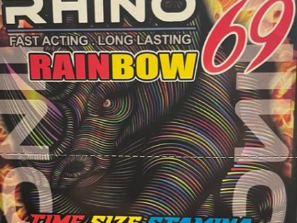 Rhino: Rainbow Titanium 500k Male Enhancement