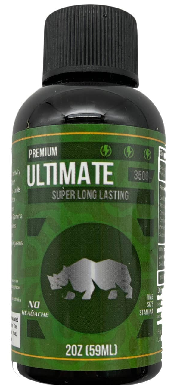 Rhino: Ultimate 3500 Male Enhancement Liquid Shot