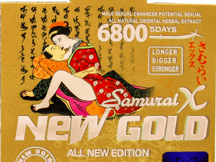 Samurai X: Gold 6800 Male Enhancement