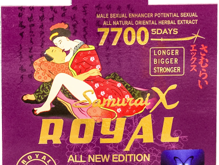 Samurai X: Royal 7700 Male Enhancement
