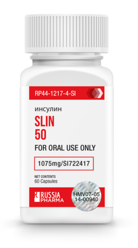 Russia Pharma: Slin 50, 60 Capsules