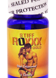 Stiff Roxxx: Gold Male Ehancement, 6 Count Bottle