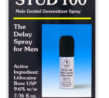 Stud 100: Male Genital Desensitizer Spray, 7/16 fl.oz.