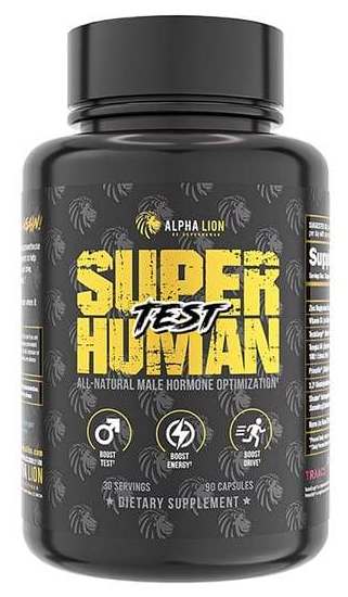 Alpha Lion: Super Human Test, 90 Capsules