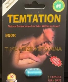 Temtation 900k Male Enhancement
