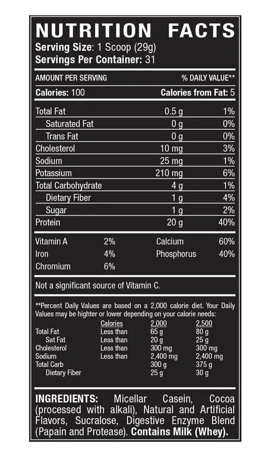 Titan Nutrition: Casein Protein, 2lb