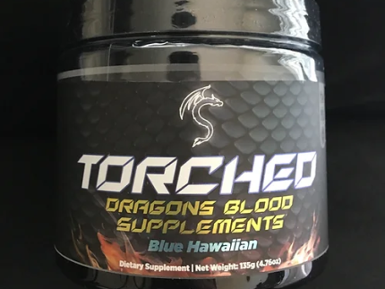 Drangons Blood Supplements, Torched, Blue Hawaiian