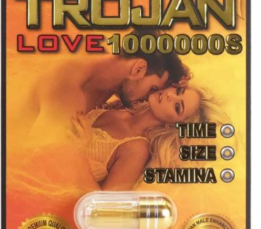 Trojan: Love 1000000S Gold Package Male Enhancement