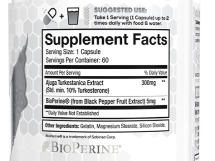 Nutra Innovations: Turkesterone, 60 Capsules