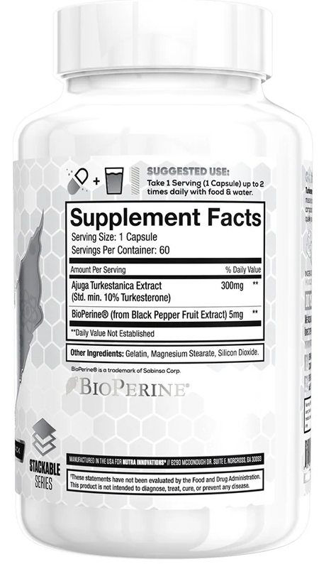 Nutra Innovations: Turkesterone, 60 Capsules