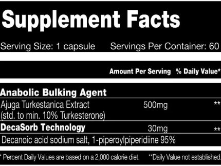 Killer Labz: Turkesterone, 60 Servings