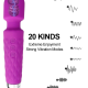 Wand Massage Vibrator: 20 Speed Rechargeable