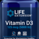 Life Extension: Vitamin D3, 60 Softgels