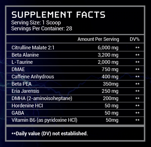 God Status Labz: Zeus Preworkout